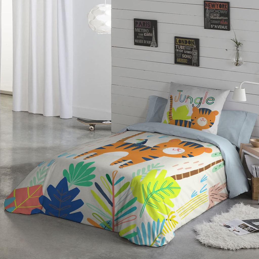 Tiger Twin 2pcs Duvet Cover Set (66"Wx86"L)