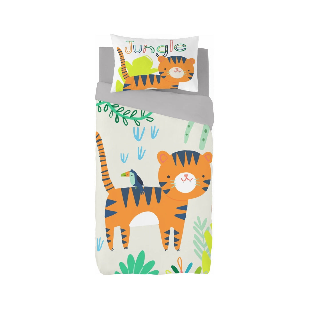 Juego de funda nórdica Tiger Twin de 2 piezas (66" de ancho x 86" de largo)