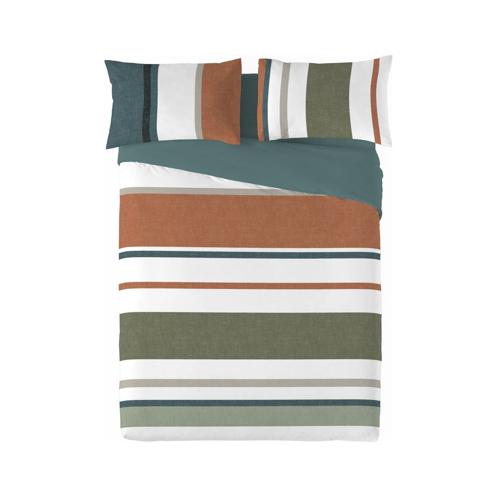 Striped bedding set with a pillow 