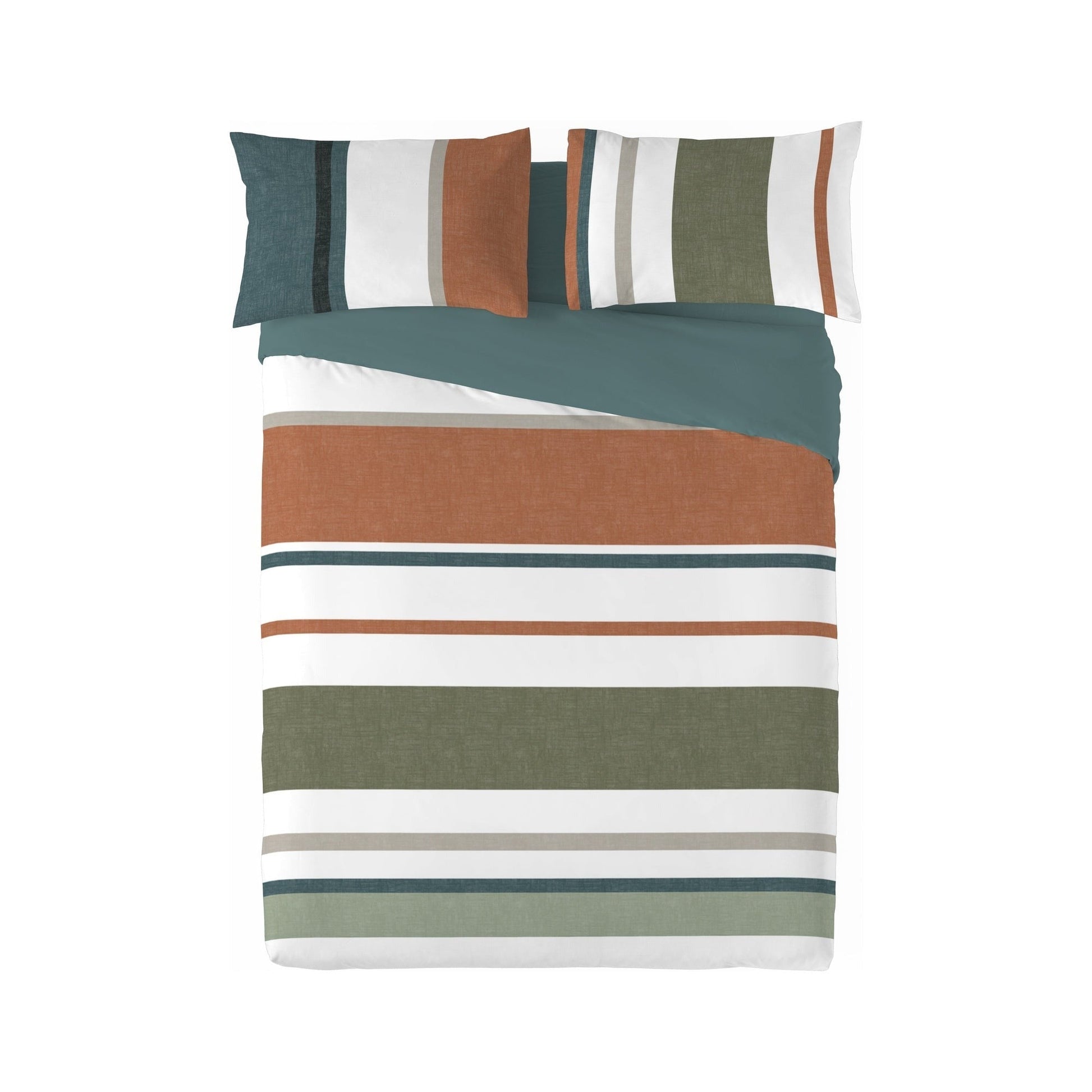Striped bedding set with a pillow 