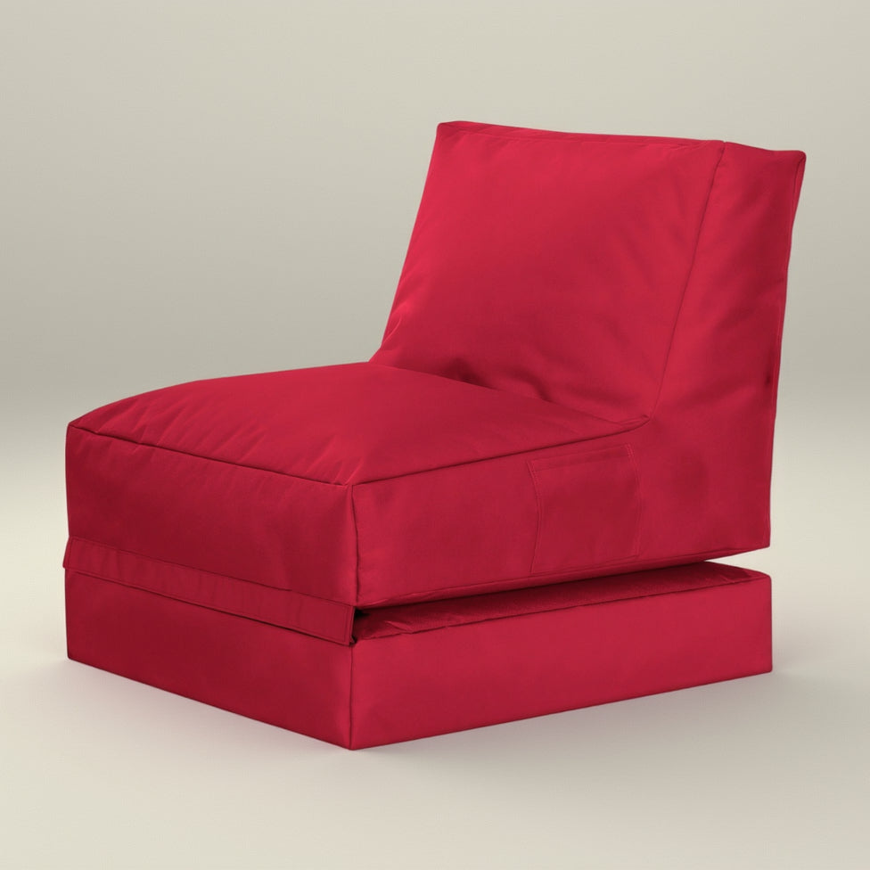 Red chair on a white background