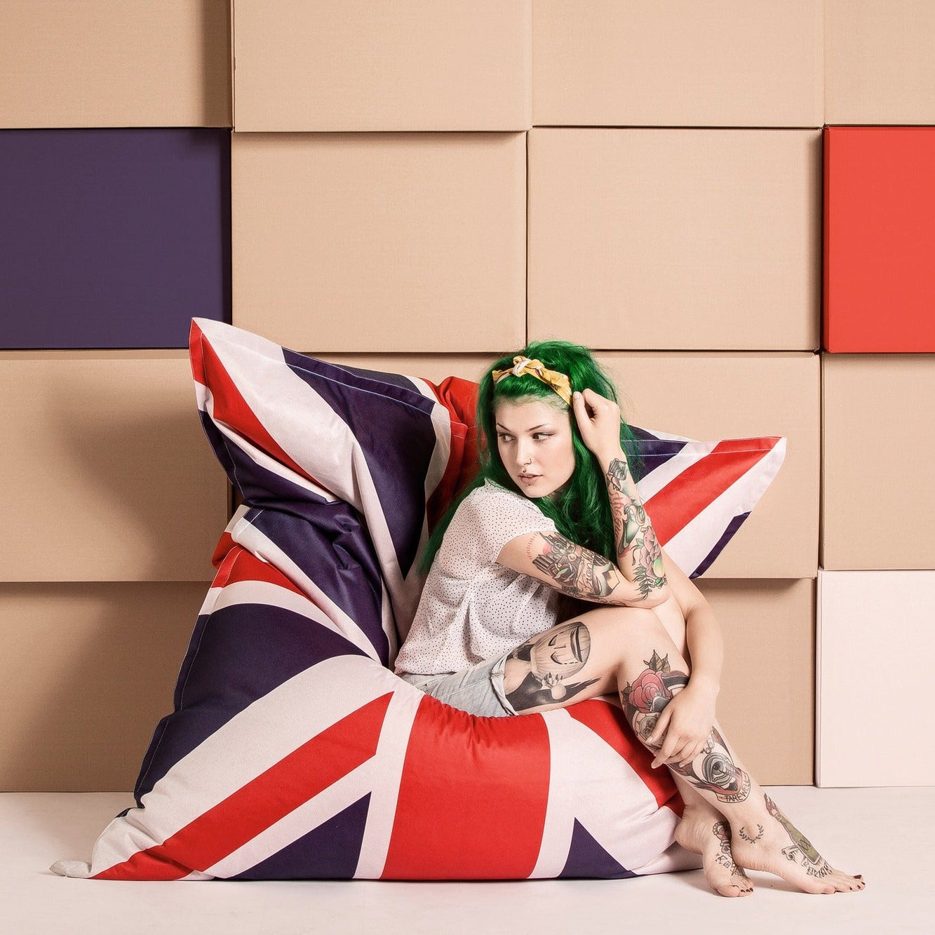 Union Jack Big Bean Bag