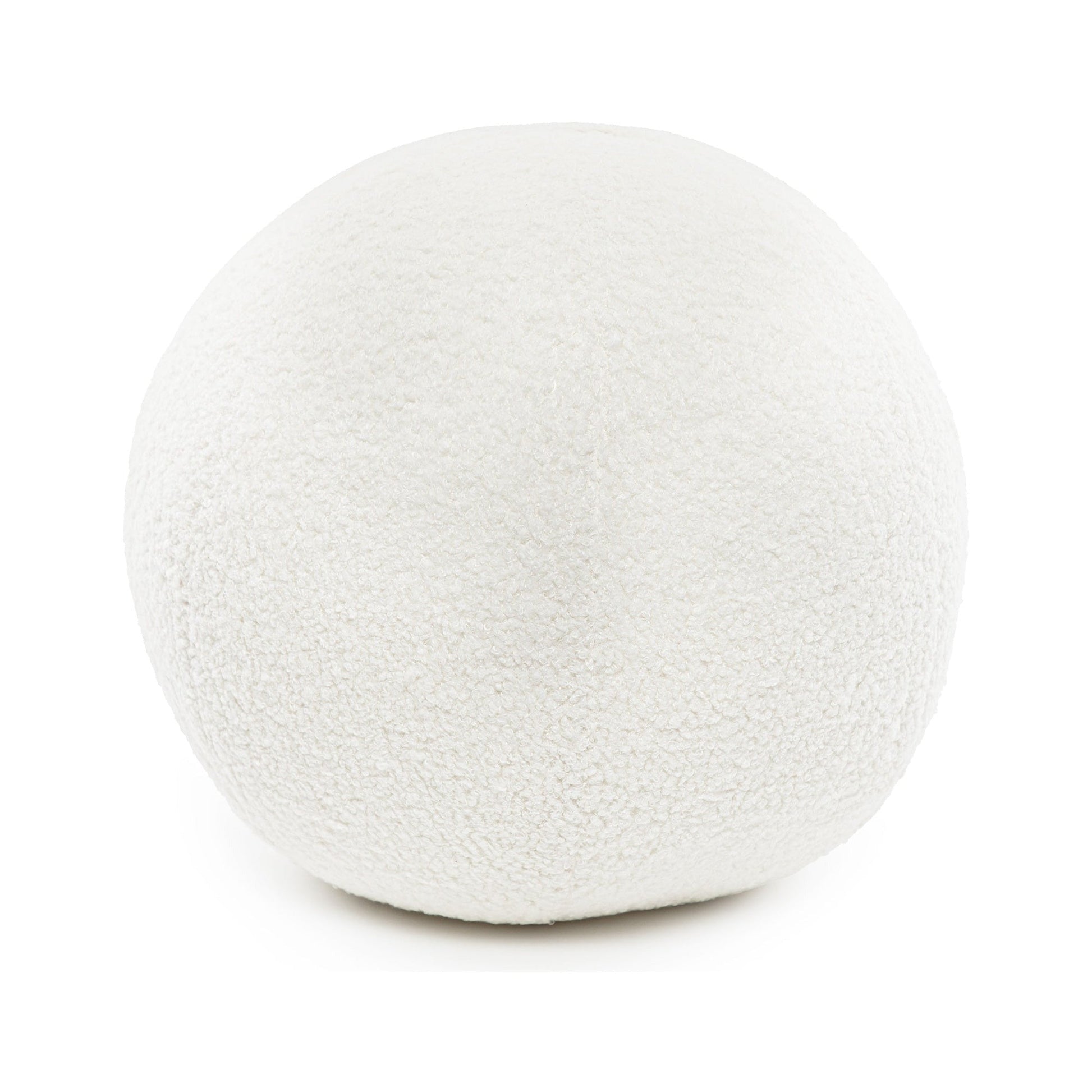 Coussin blanc laineux