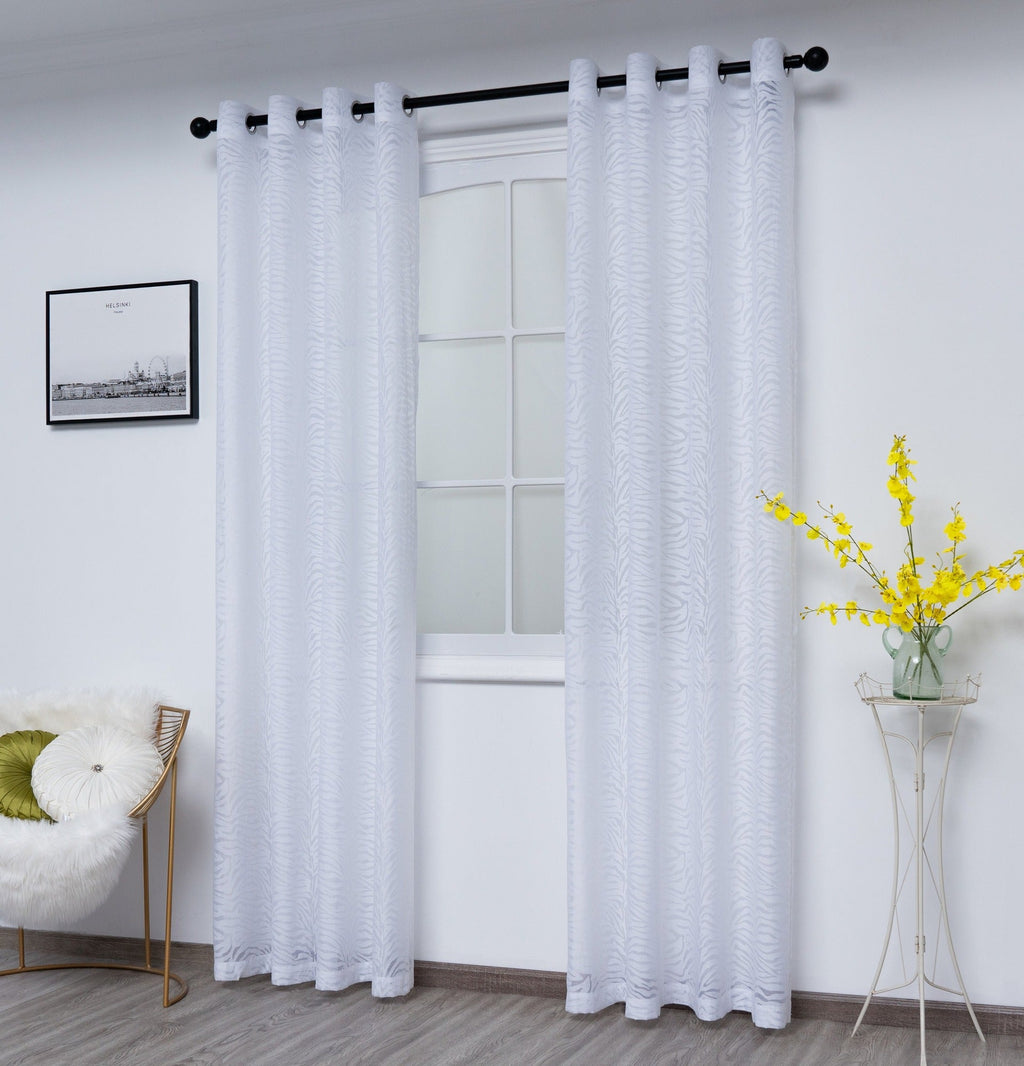 Panel blanco cebra de 54" x 96"